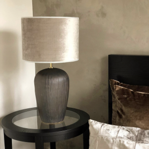 Keramická stolní lampa Mink Onyx L
