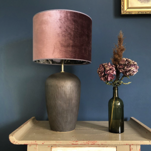 Keramická stolní lampa Rosewood Floretta Onyx L